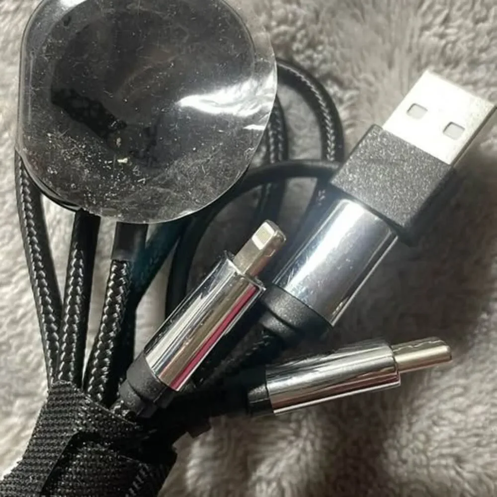 Sammy 3-in-1 Charging Cable with USB-C, Lightning, and Watch Charger